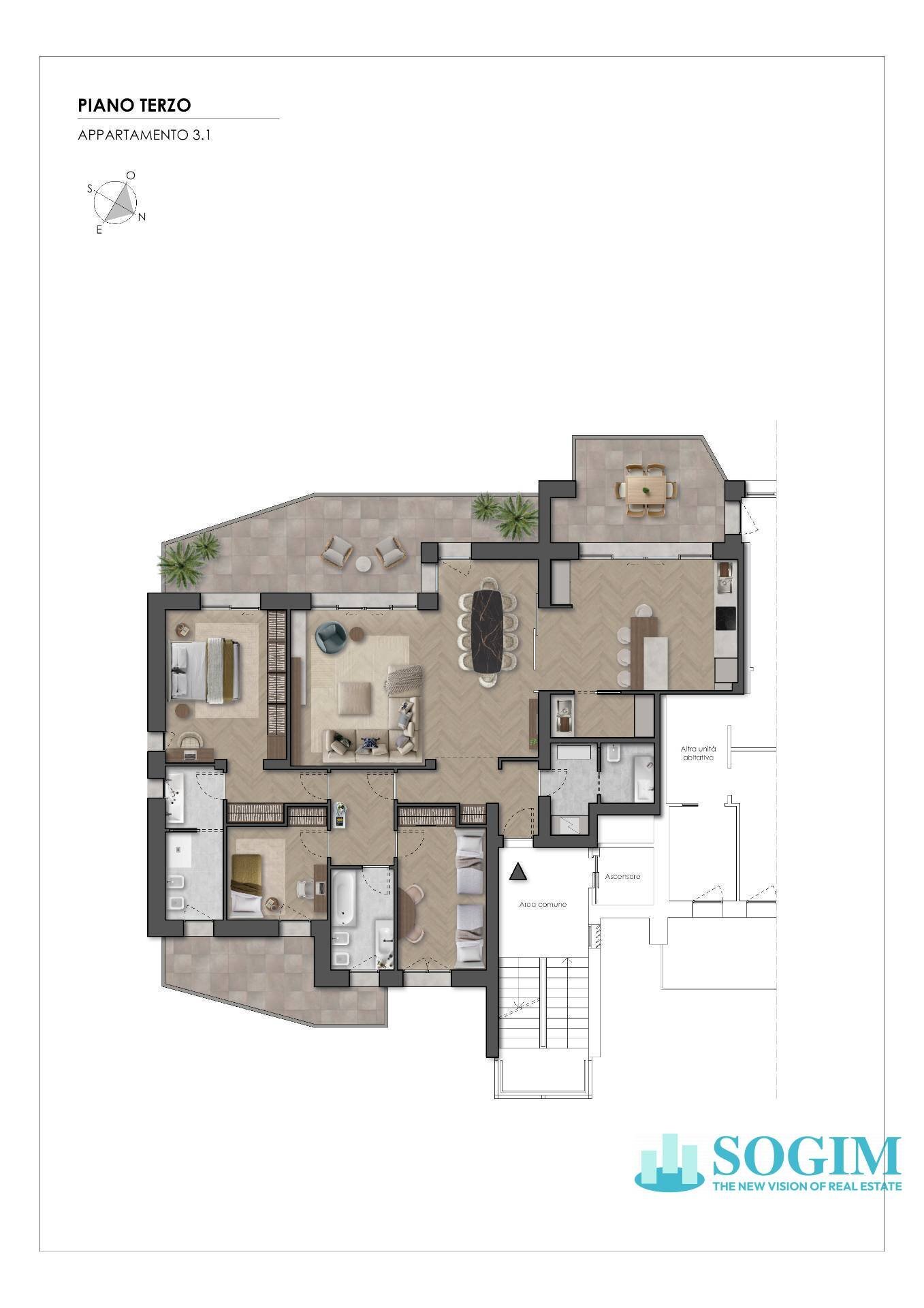 Foto 17 - Quadrilocale via Medici
 
21, Monza - planimetria 1