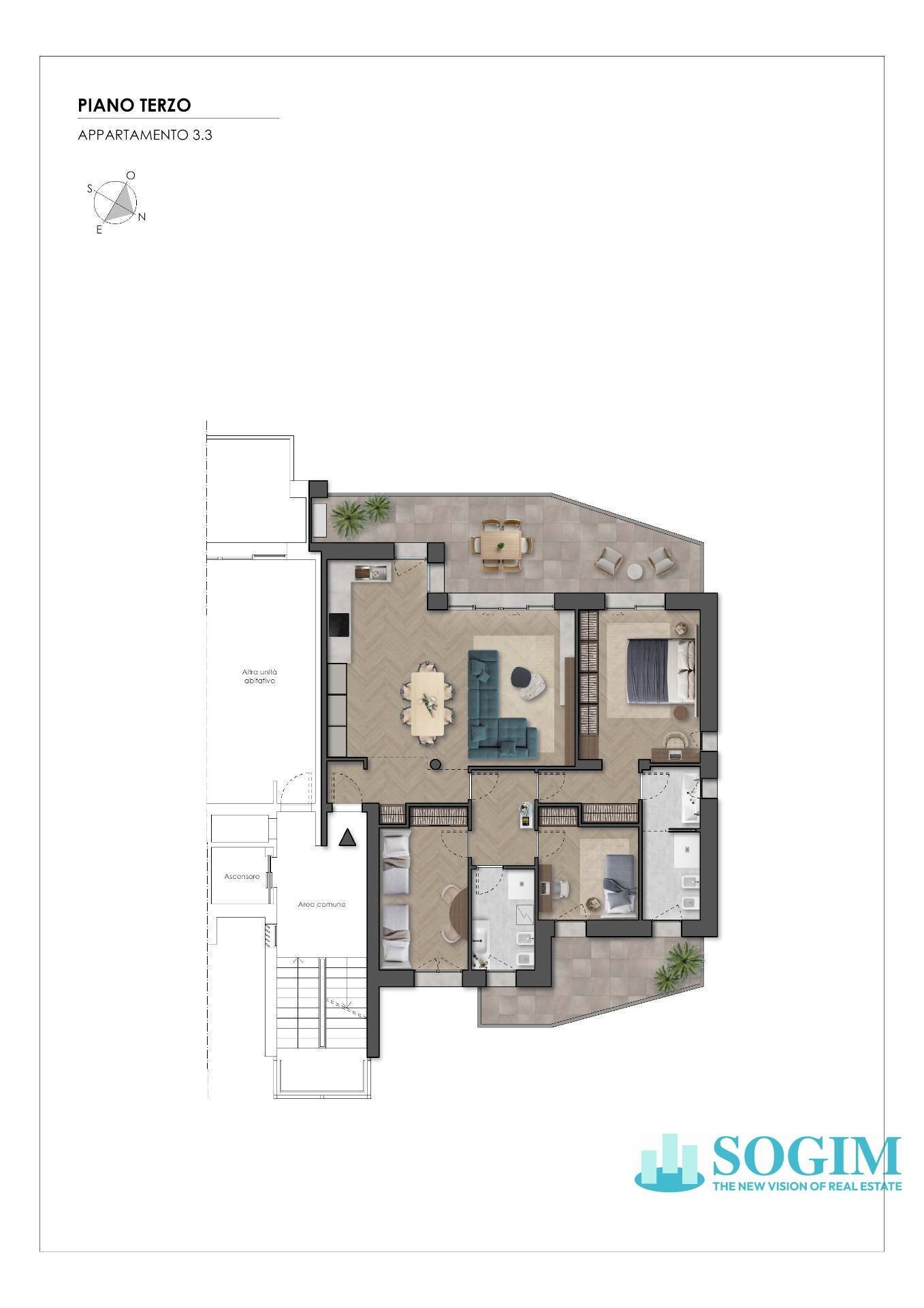 Foto 17 - Quadrilocale via Medici
 
21, Monza - planimetria 1