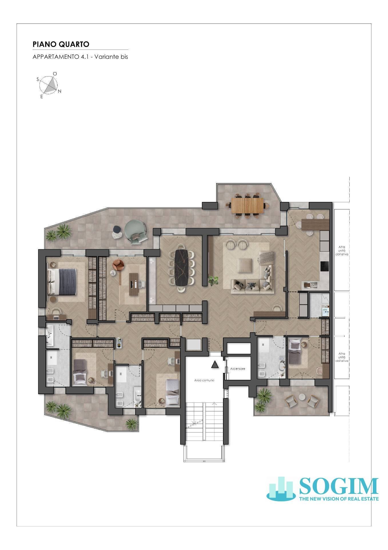 Foto 16 - Appartamento via Medici
 
21, Monza - planimetria 1