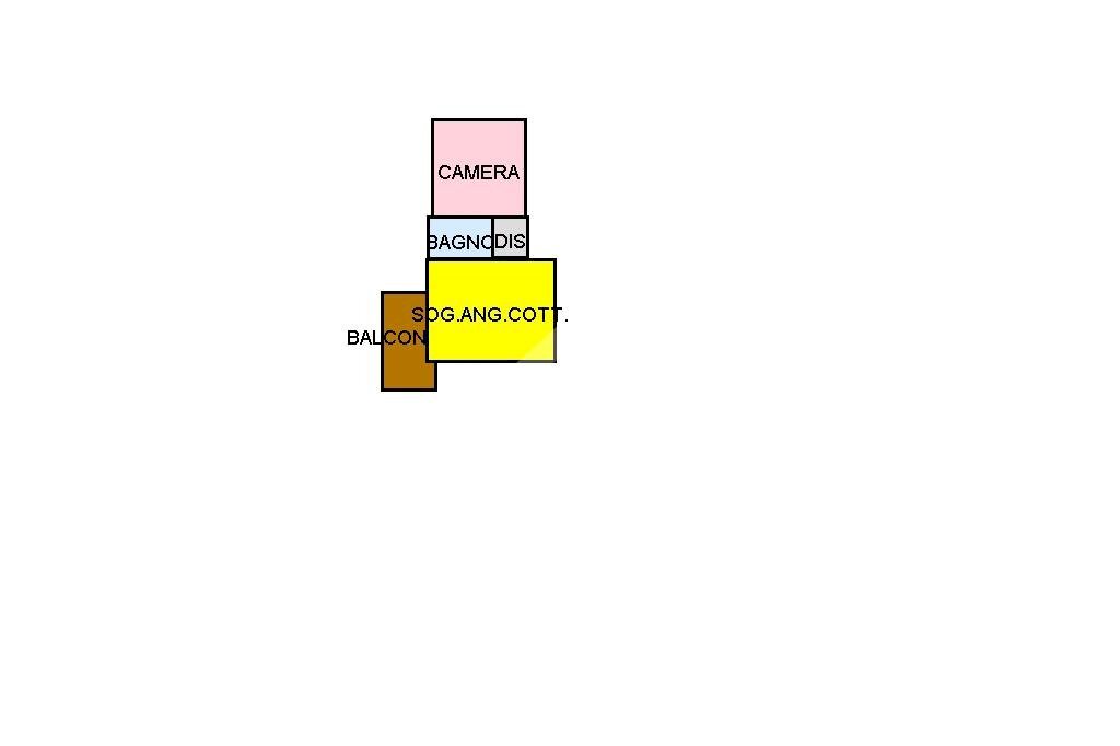 Two-room apartment Viale Lugano, Rimini - floor plans 1