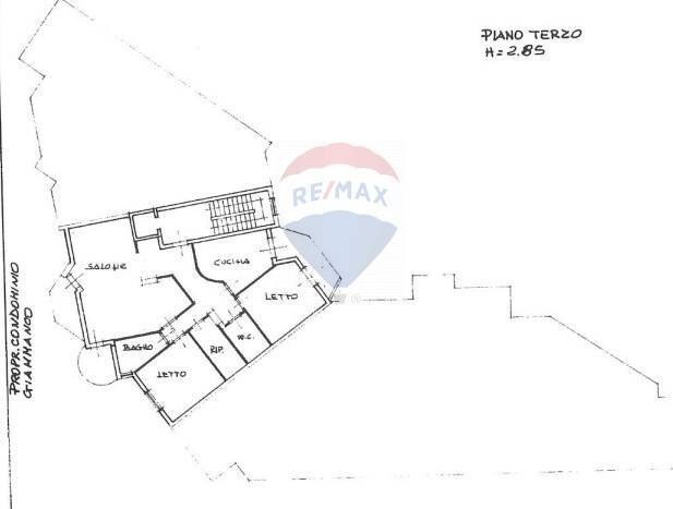 Pianta 2D - Quadrilocale Via Roccaforte
 
189, Bagheria - planimetria 1