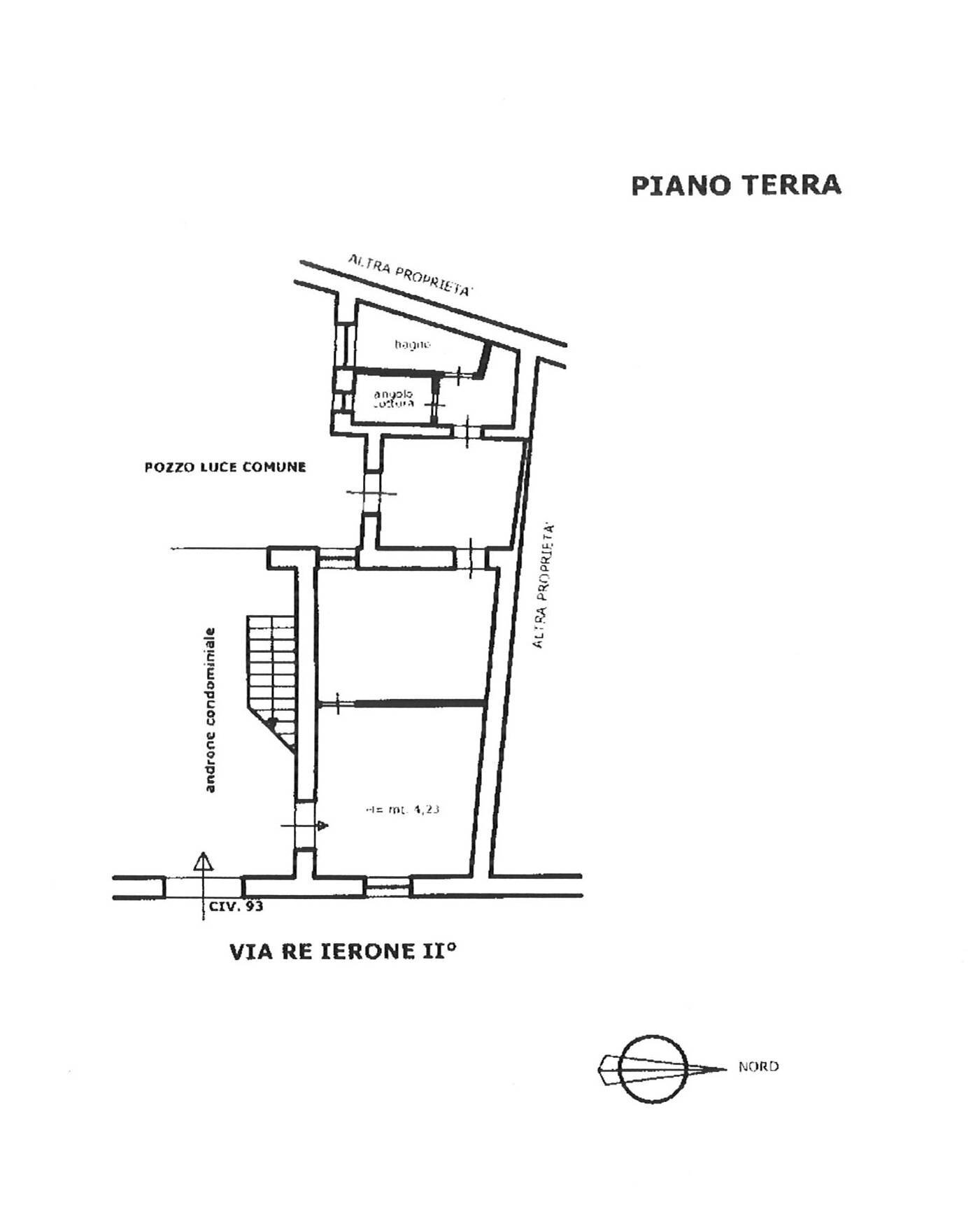 Foto 24 - Trilocale Via Re Ierone II, Siracusa - planimetria 1