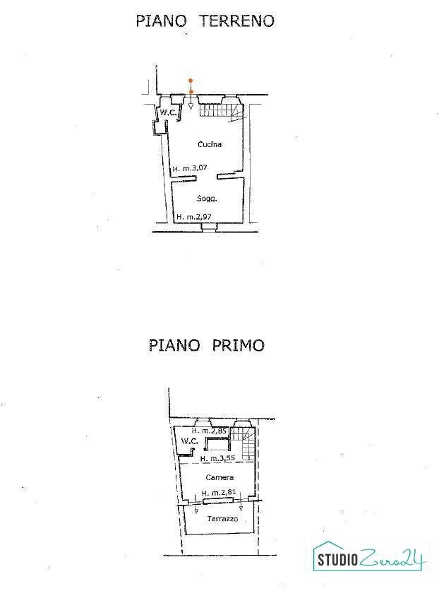 Foto 14 - Two-room apartment rimembranze
 
22, Amelia - floor plans 1