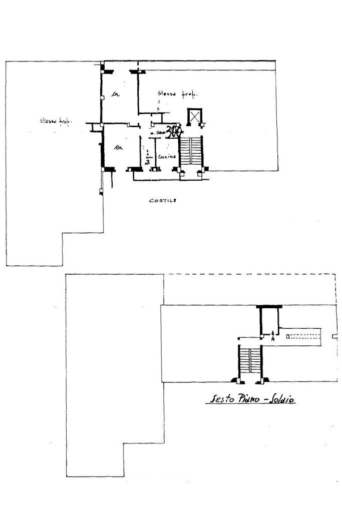 Three-room apartment Via Vincenzo Salmazza, Valenza - floor plans 1