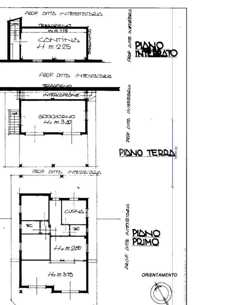 Villa Via Monte San Giacomo, Cogorno - planimetria 1