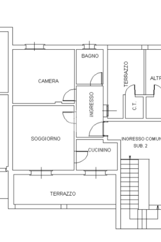 Bilocale Via Pralungo, La Cassa - planimetria 1