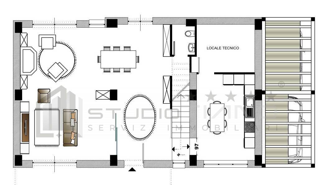 Foto 11 - Villa via campania, Rende - planimetria 1