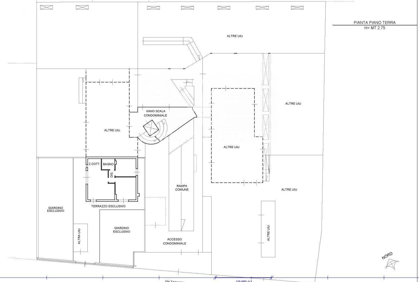 Foto 17 - Trilocale Via Taranto Santo Spirito
 
14/4, Bari - planimetria 1