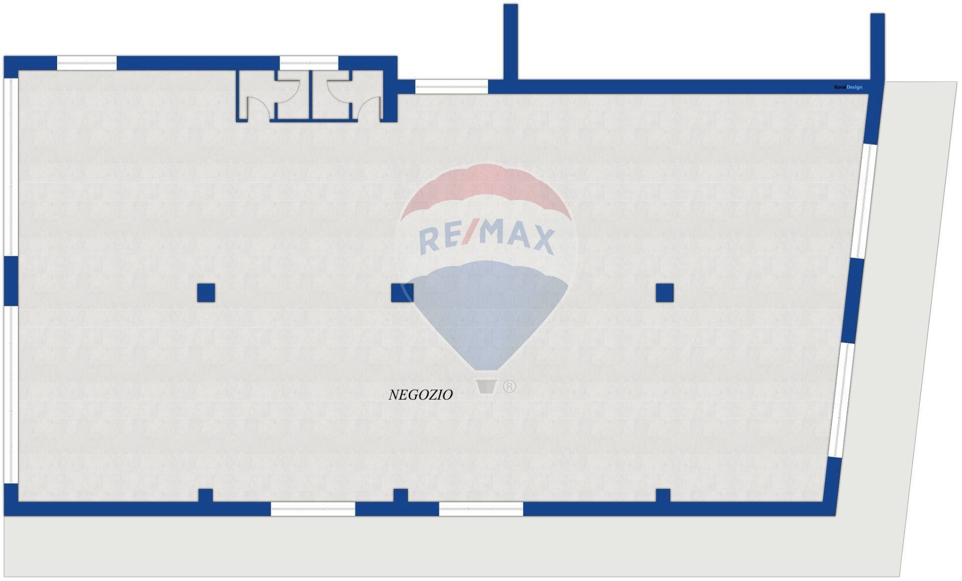 Pianta 2D - Commercial Premises Via xx settembre
 
27, Monterotondo - floor plans 1