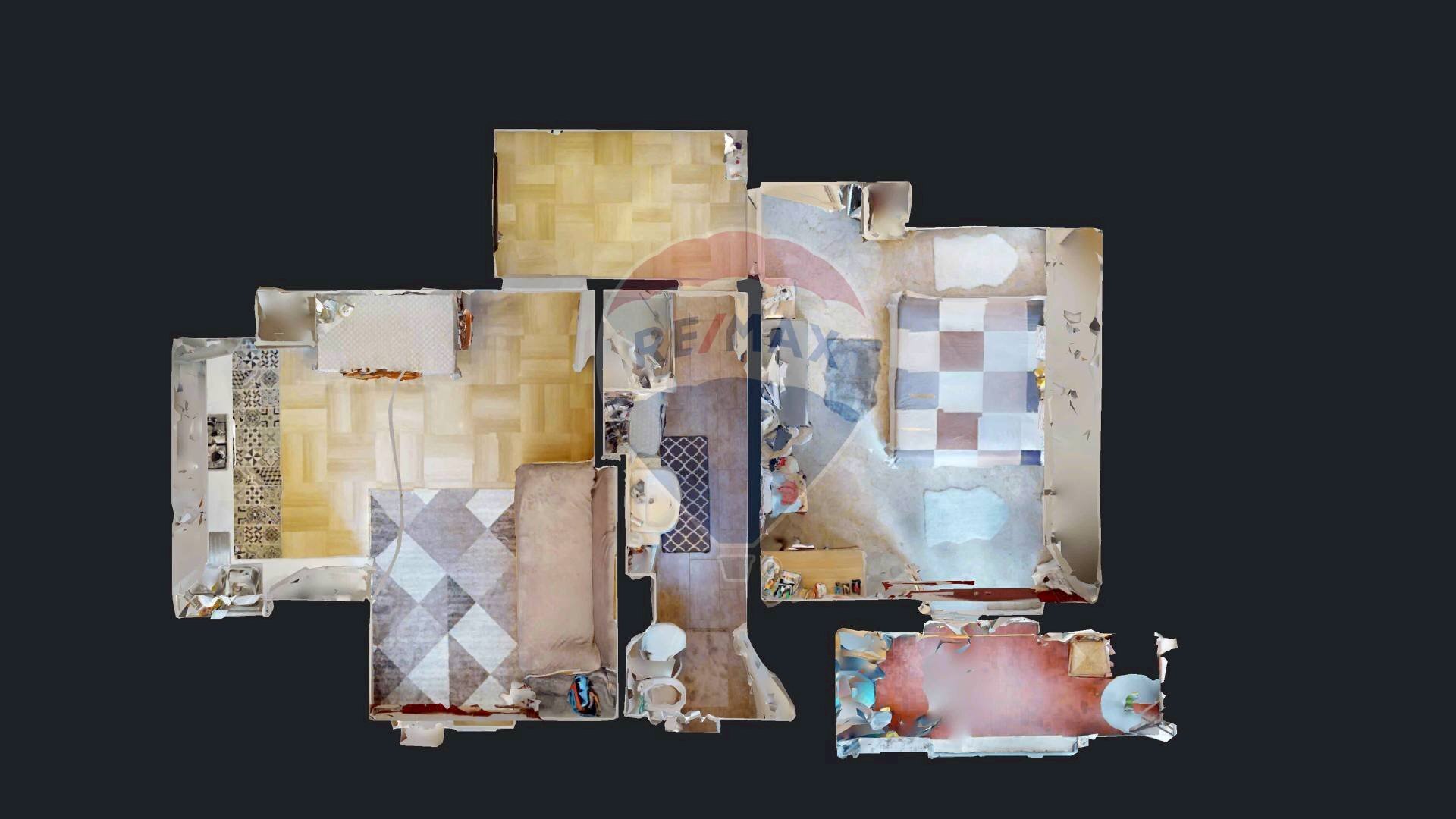 Pianta 3D - Bilocale Via Tiziano
 
7, Pioltello - planimetria 1