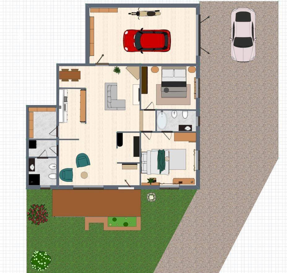 Foto 17 - Trilocale VIA MONTARONI
 
4, Rignano Flaminio - planimetria 1