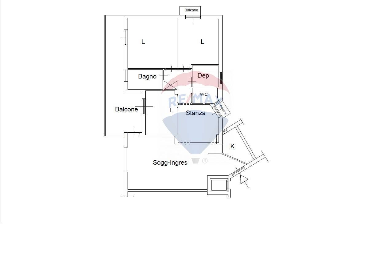 Pianta 2D - Apartment via casetta mattei
 
167, Roma - floor plans 1