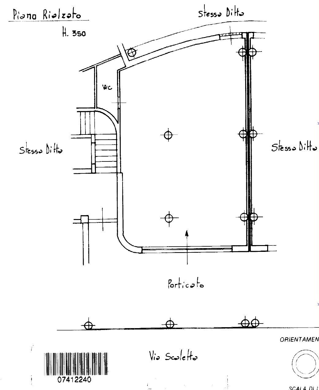 Pianta 2D - Magazzino Via Della Scaletta
 
22, Crispiano - planimetria 1