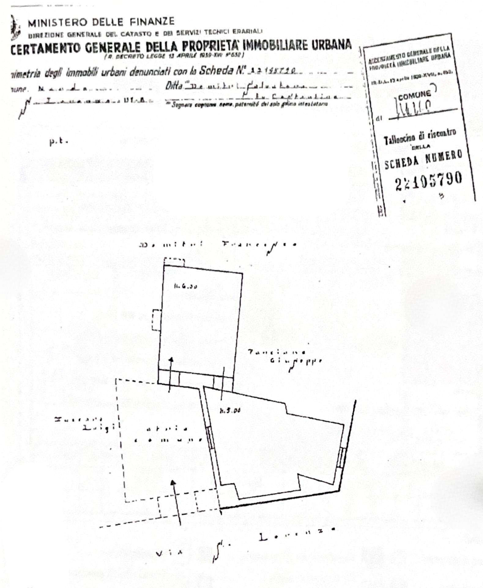 Foto 21 - Trilocale Via San Lorenzo
 
8, Nardò - planimetria 1
