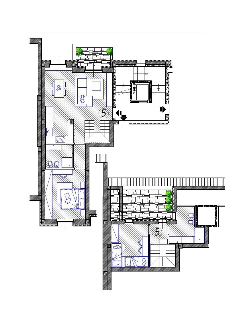 planimetria - Quadrilocale Via Cavour, San Giorgio Piacentino - planimetria 1