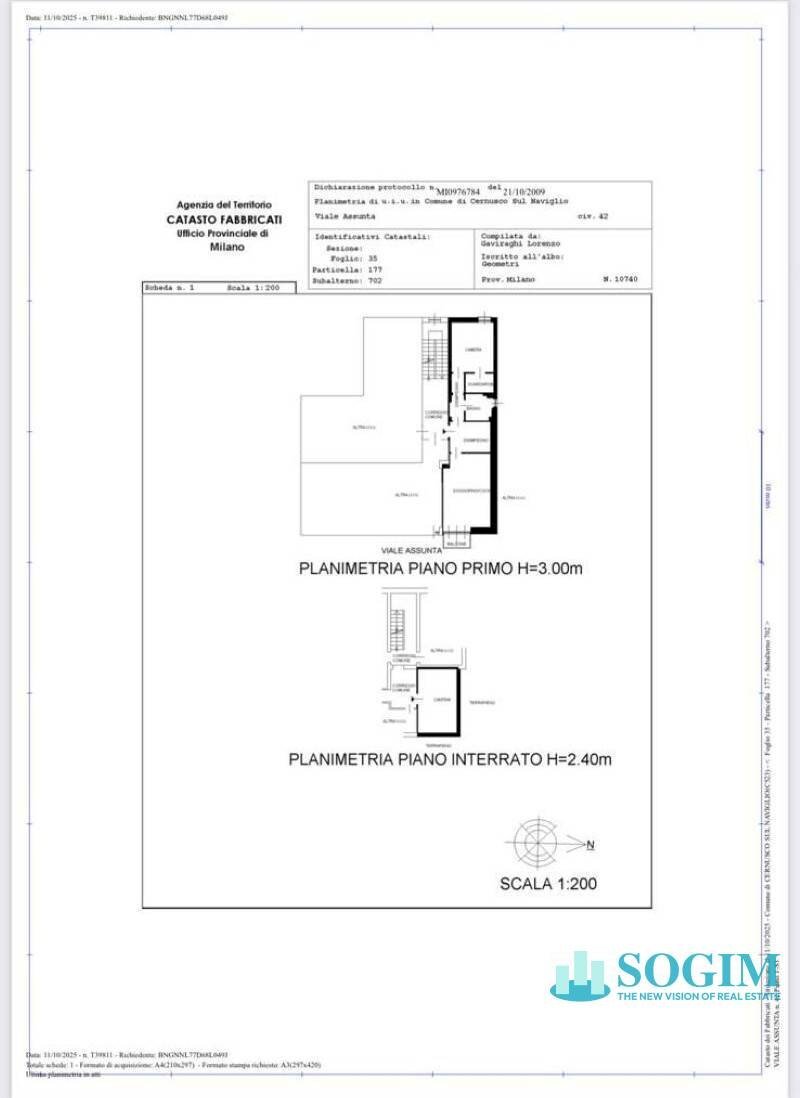 Foto 31 - Two-room apartment viale assunta
 
42, Cernusco sul Naviglio - floor plans 1
