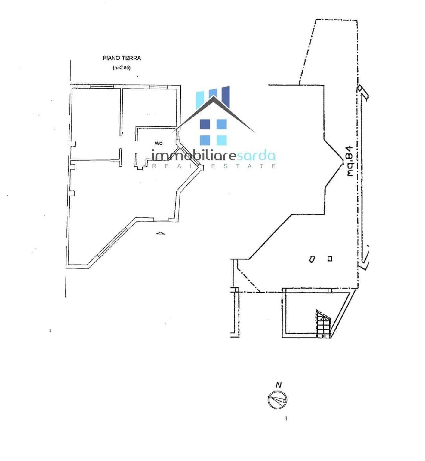 Trilocale Palau - planimetria 1
