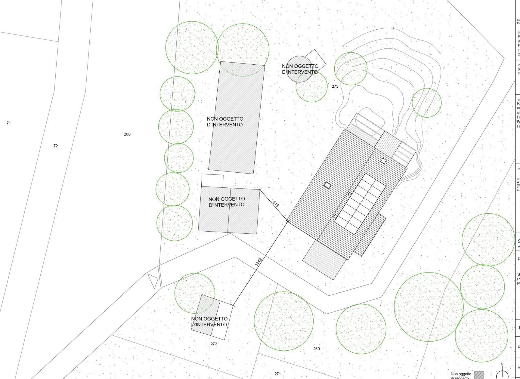 Rustico Parrocchia San Gervasio, Fossombrone - planimetria 1
