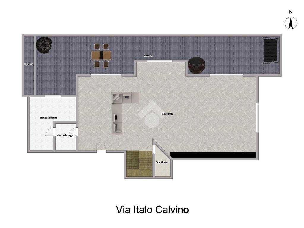 Appartamento Via italo calvino, Orbassano - planimetria 1