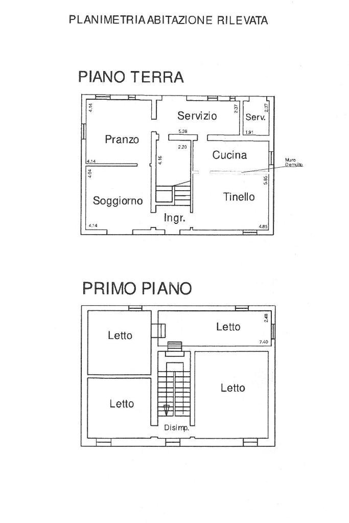 Rustic Via Manfredi, Cervia - floor plans 1
