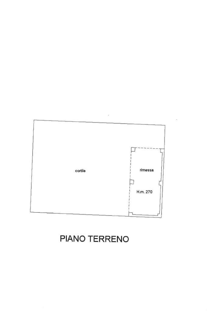 Rustico Via Montegrappa, Cassolnovo - planimetria 1