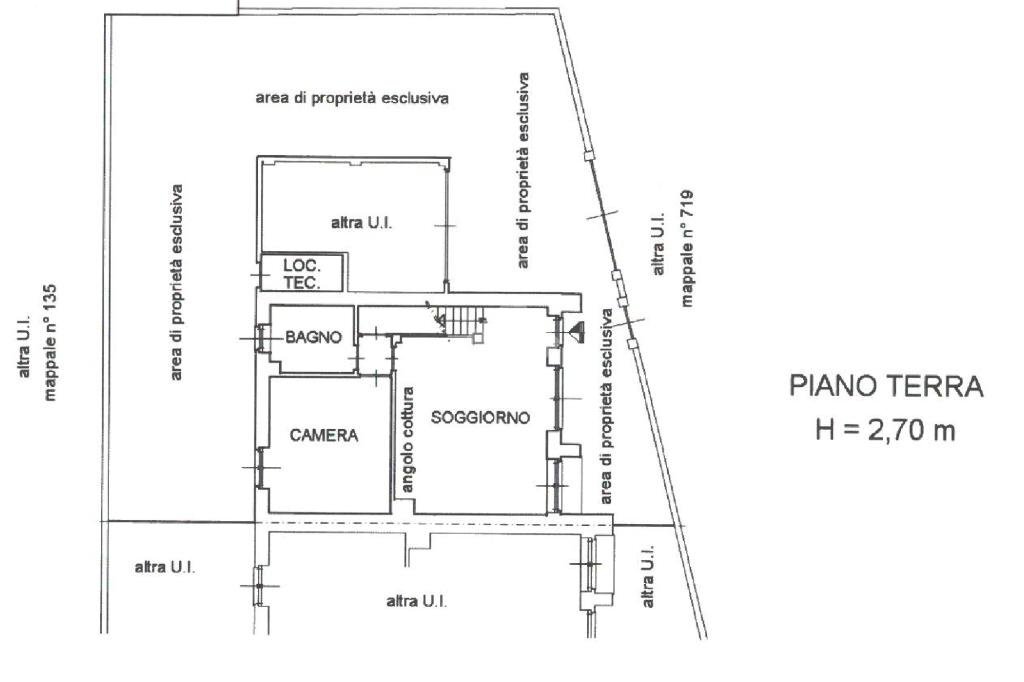 Porzione di casa Via Gaidano, Vinovo - planimetria 1