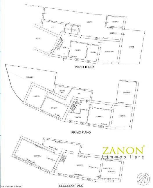 Foto 12 - Casa semi indipendente Via Tasso, Gorizia - planimetria 1