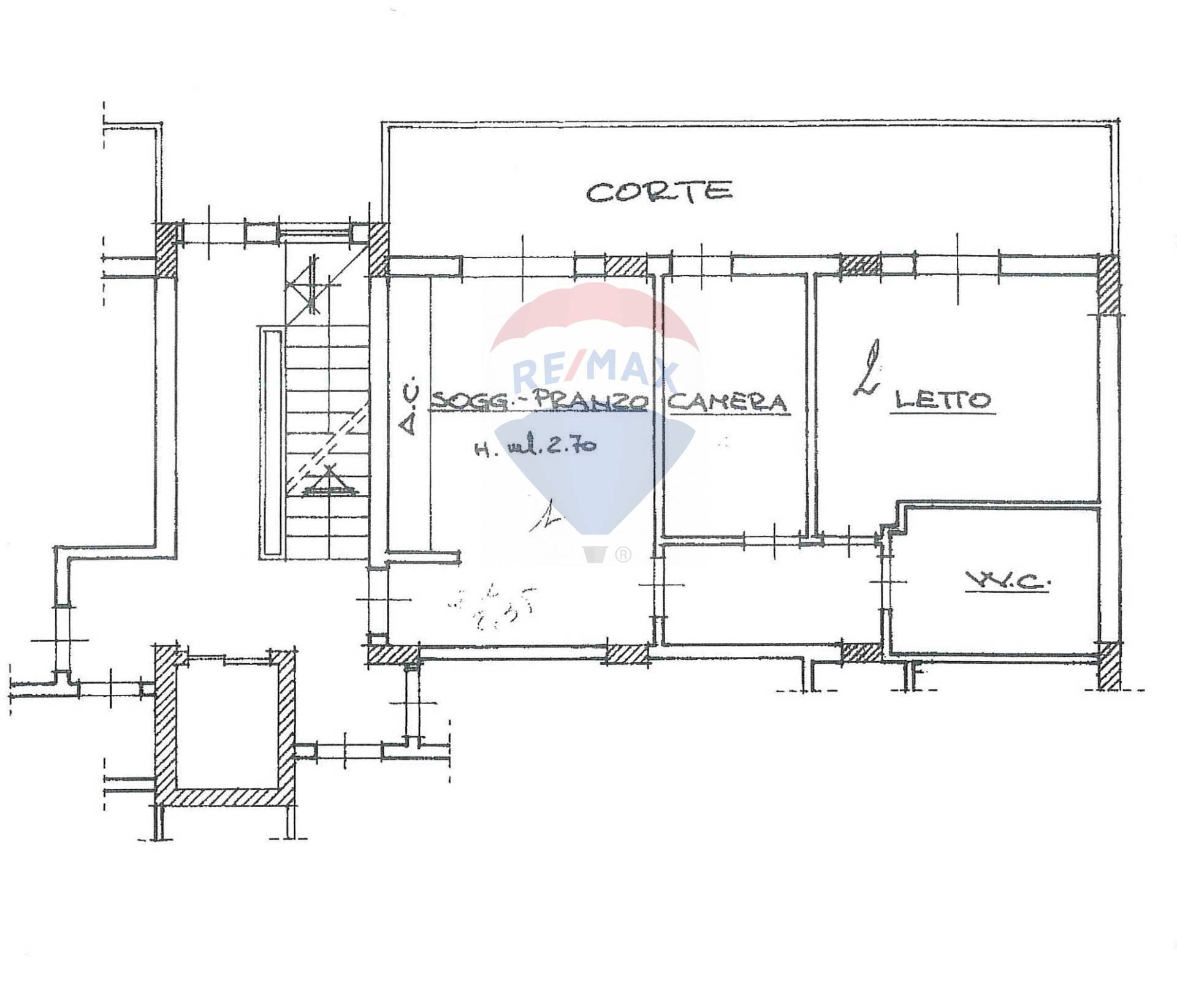 Pianta 2D - Three-room apartment Santa Teresa di Riva - floor plans 1