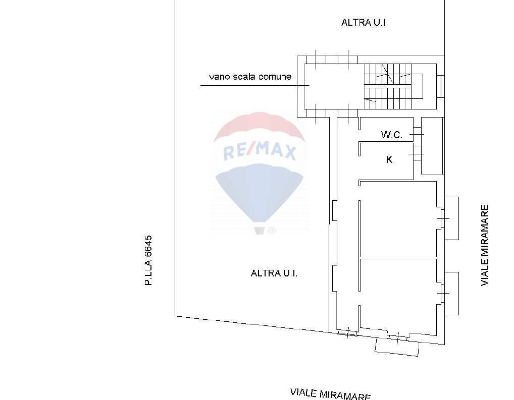 Pianta 2D - Three-room apartment Viale Miramare
 
12, Manfredonia - floor plans 1