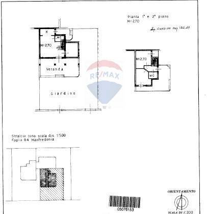 Pianta 2D - Villa Via delle Rose, Manfredonia - floor plans 1