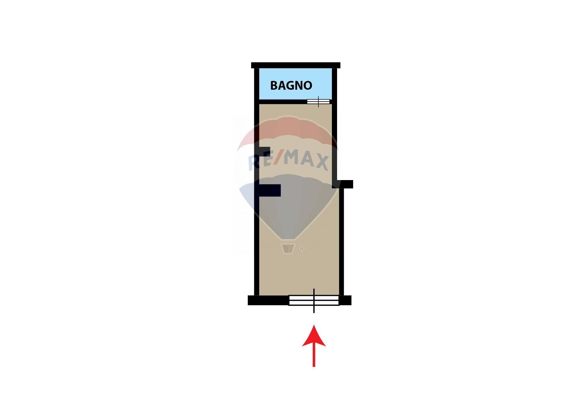 Pianta 2D - Commercial Premises Via Ferrante Imparato
 
209, Napoli - floor plans 1