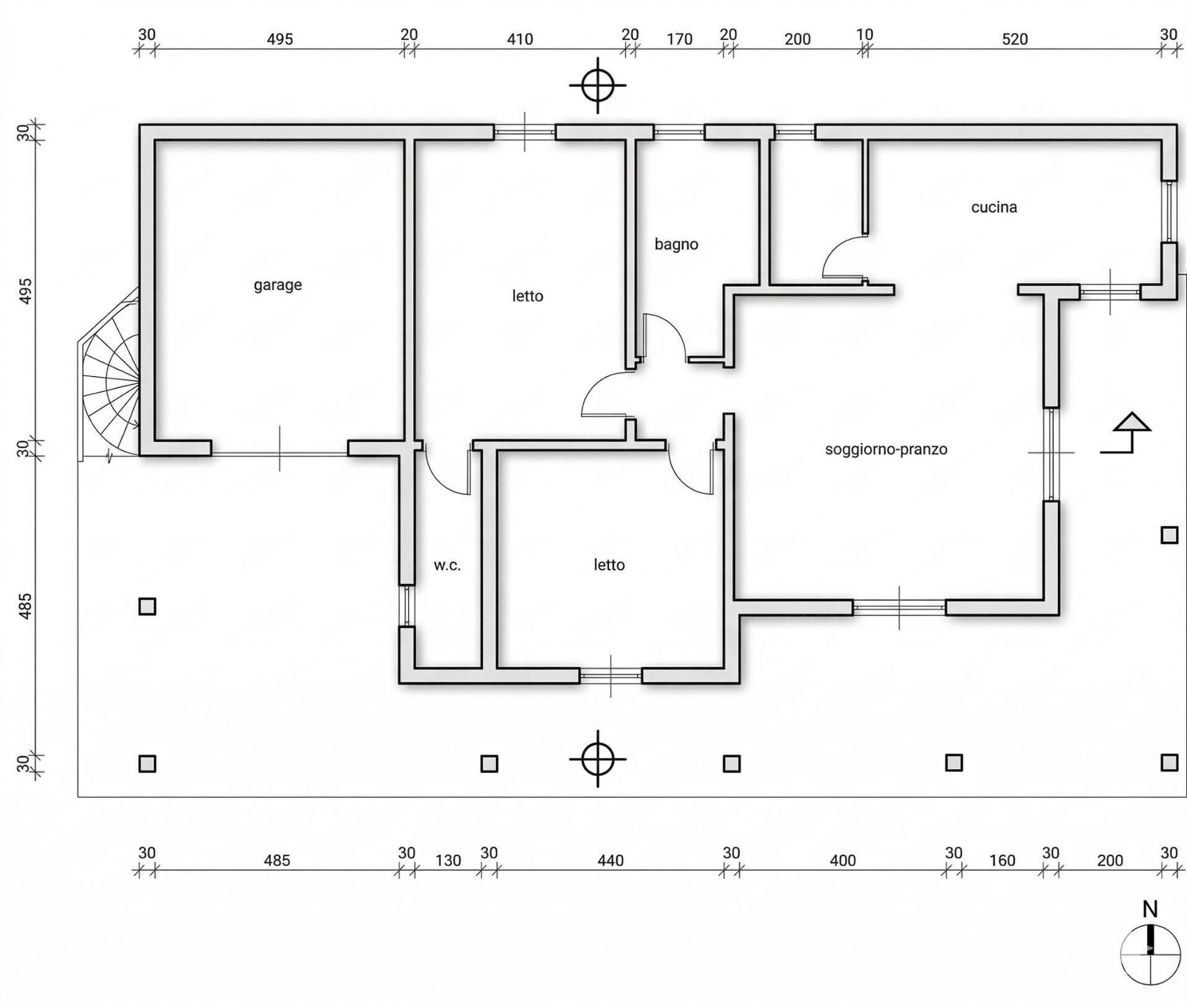 Foto 47 - Villa Strada Provinciale 361, Gallipoli - planimetria 1