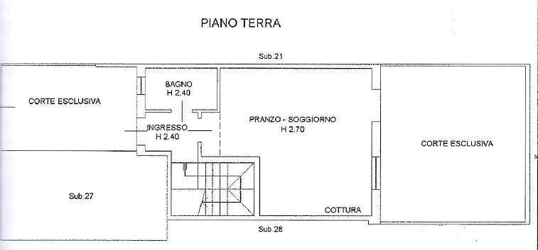Foto 32 - Villa a Schiera Via Franco Giovannelli, Ferrara - planimetria 1