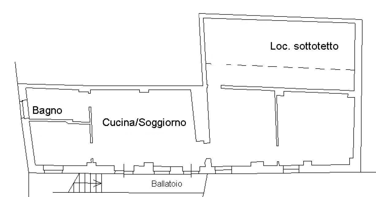 Apartment via San Martino, Saluzzo - floor plans 1