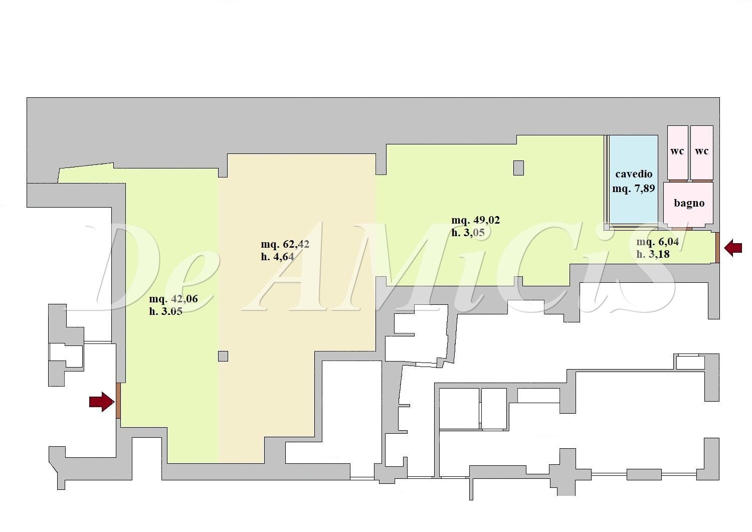 Magazzino Bordighera - planimetria 1