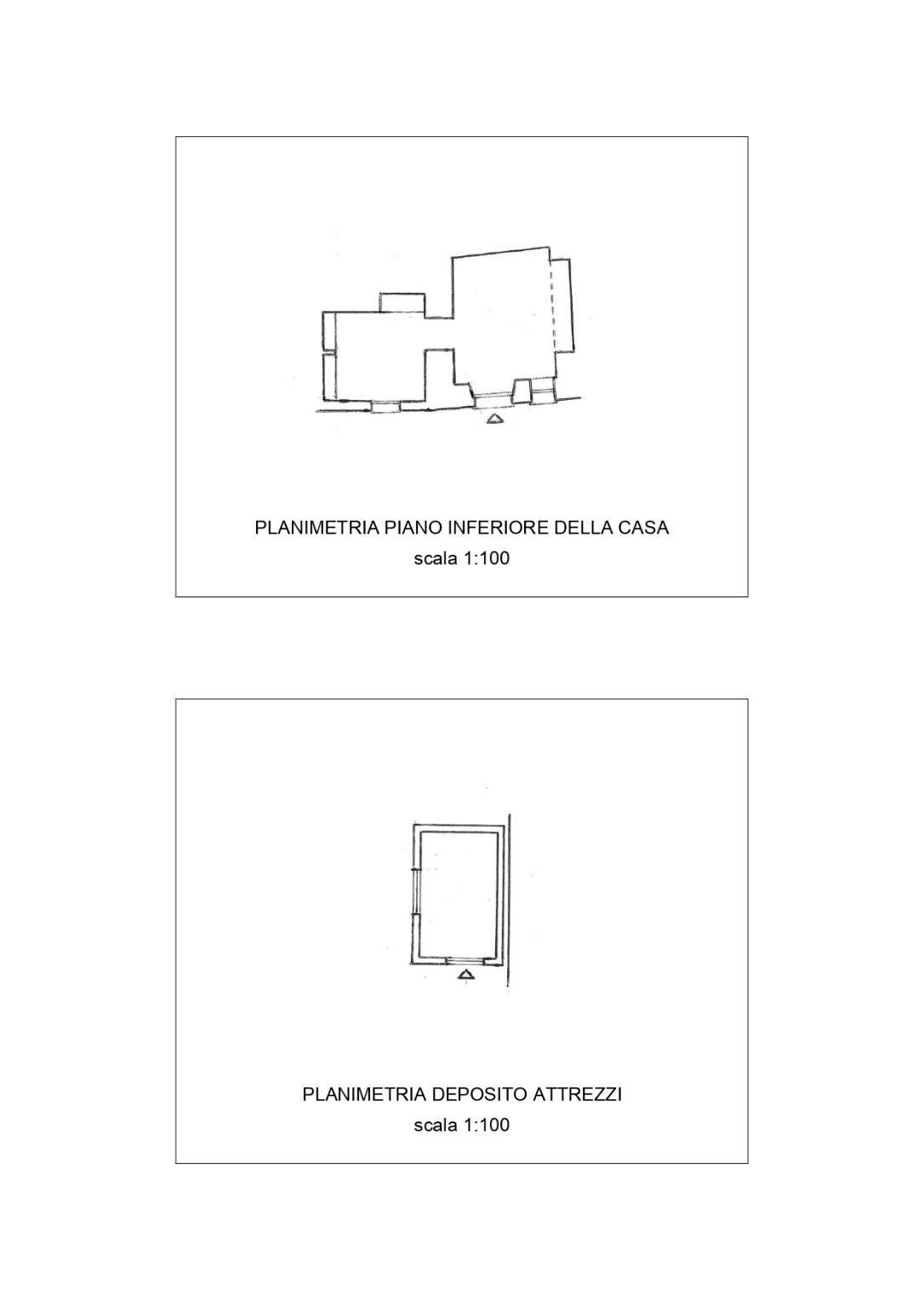 Villa salita Montallegro, Rapallo - floor plans 1