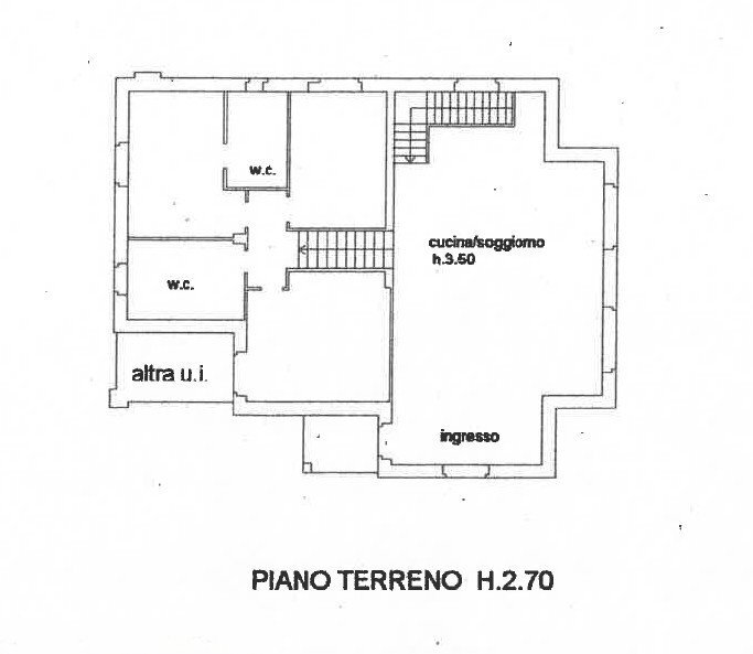 Villa via Sant'Antonino, Cantello - planimetria 1