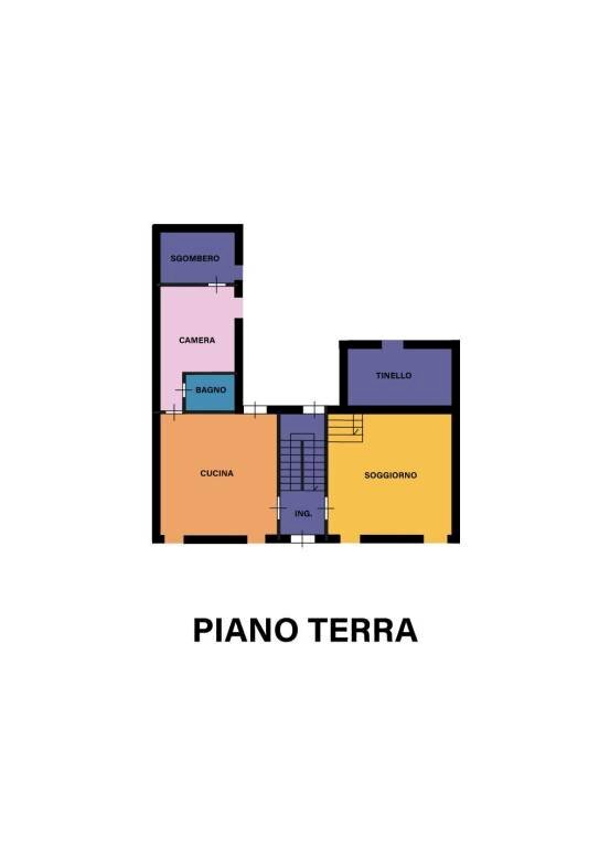 Planimetria - Villa via Chiesuola, 2, Russi - foto 1