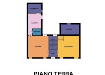 Planimetria - Villa via Chiesuola, 2, Russi - foto 1