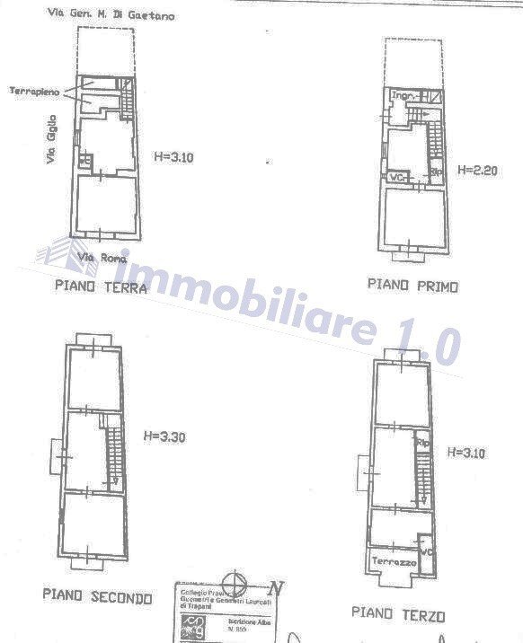 Casa indipendente via Roma, Castellammare del Golfo - planimetria 1