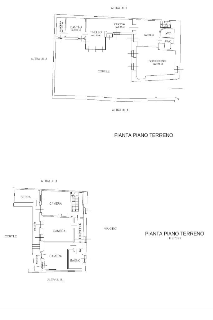 Semi-detached house Via Girò, Rivoli - floor plans 1