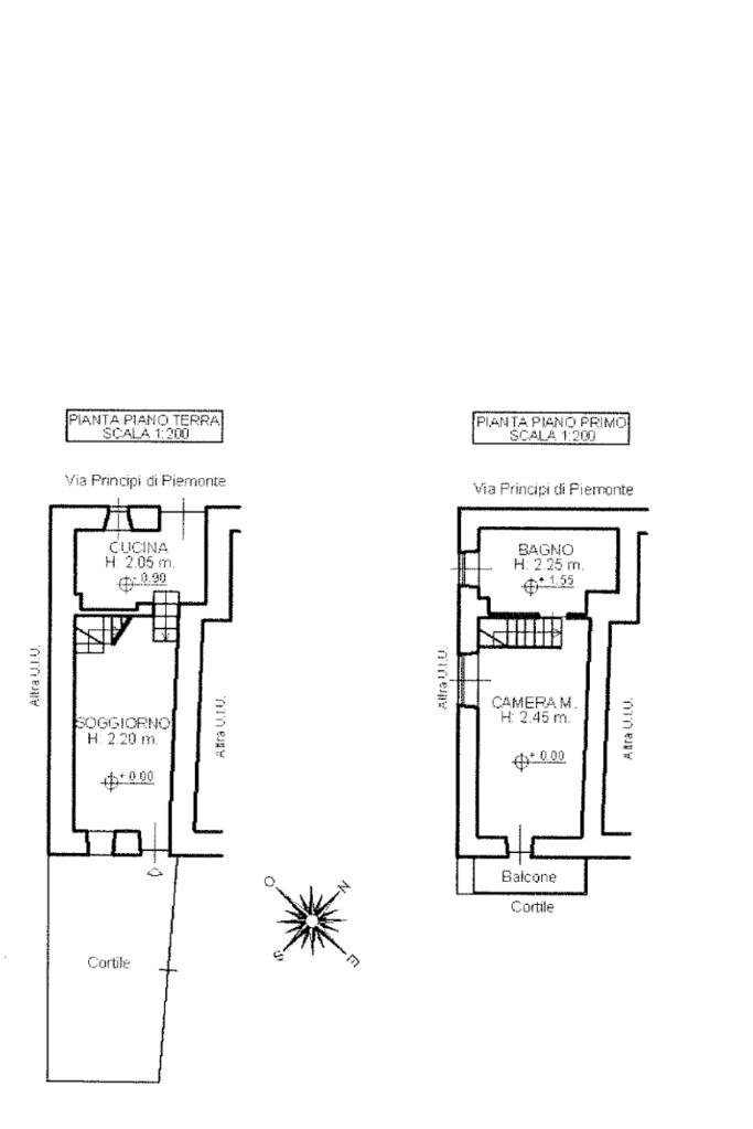 Semi-detached house Via roma, San Gillio - floor plans 1