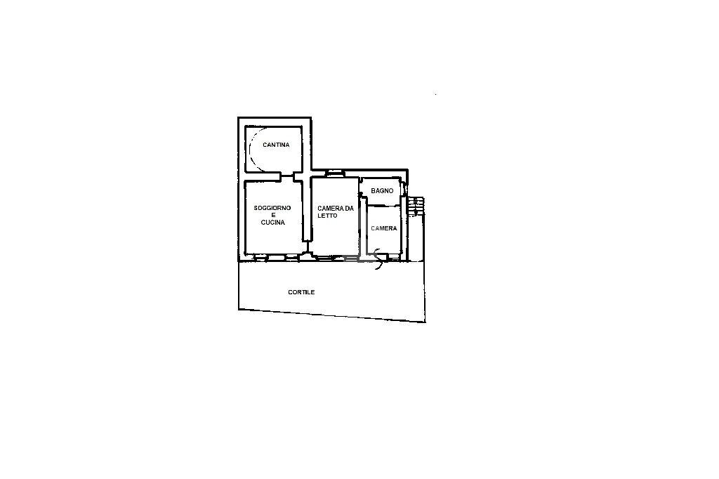 Casa indipendente Via Momborgo, Rifreddo - planimetria 1