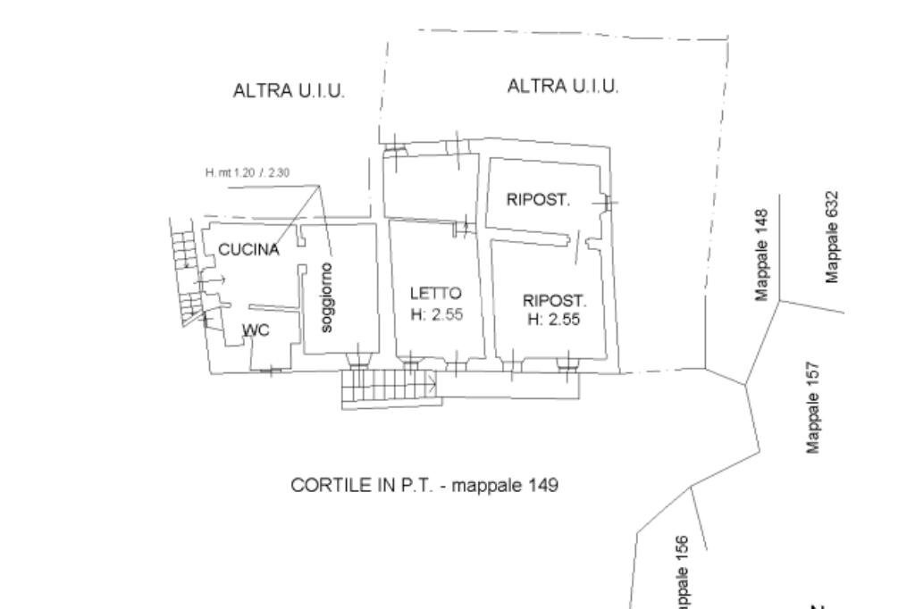Casa indipendente Frazione Forzani, Masserano - planimetria 1