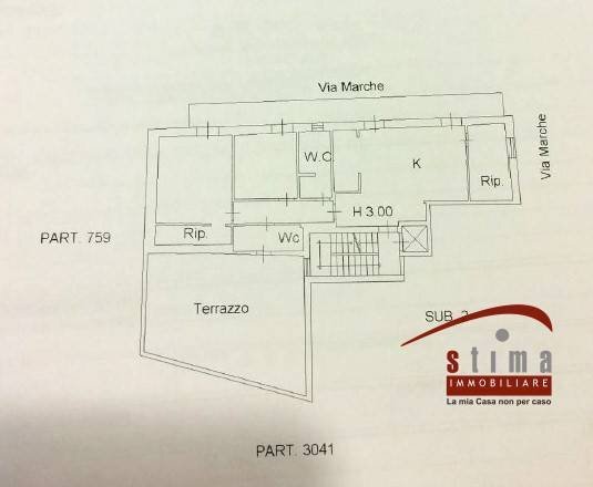 Foto 14 - Four-room apartment Via Marche
 
21, Siracusa - floor plans 1