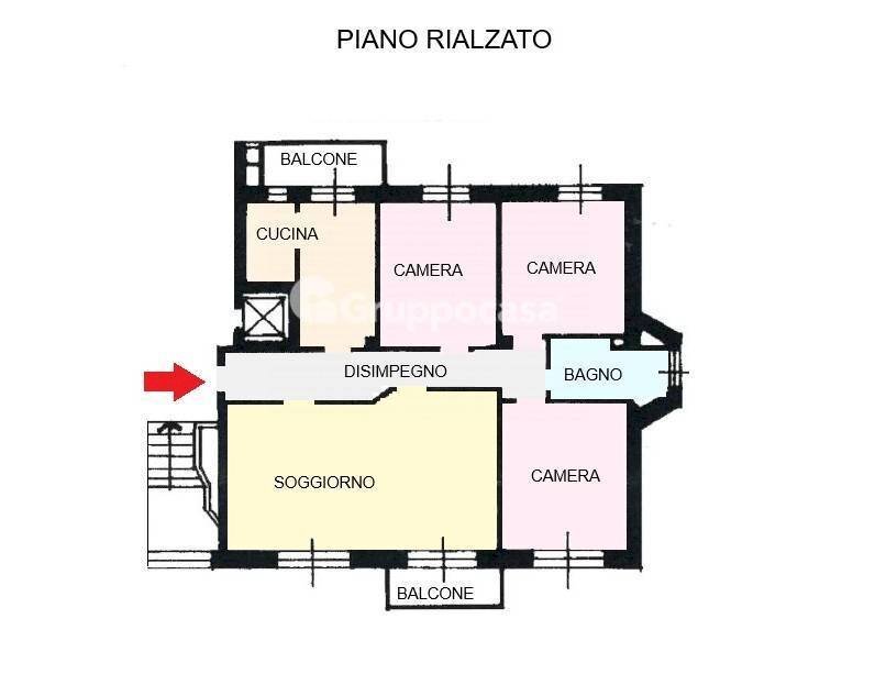 Foto 25 - Quadrilocale Via Brera
 
4, Robecco sul Naviglio - planimetria 1