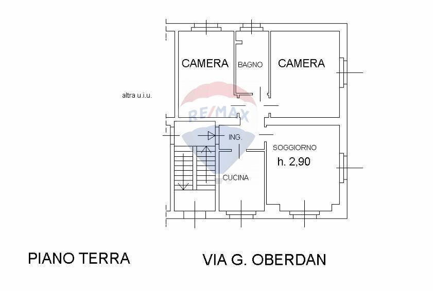 Pianta 2D - Trilocale Via Guglielmo Oberdan
 
6, Fidenza - planimetria 1