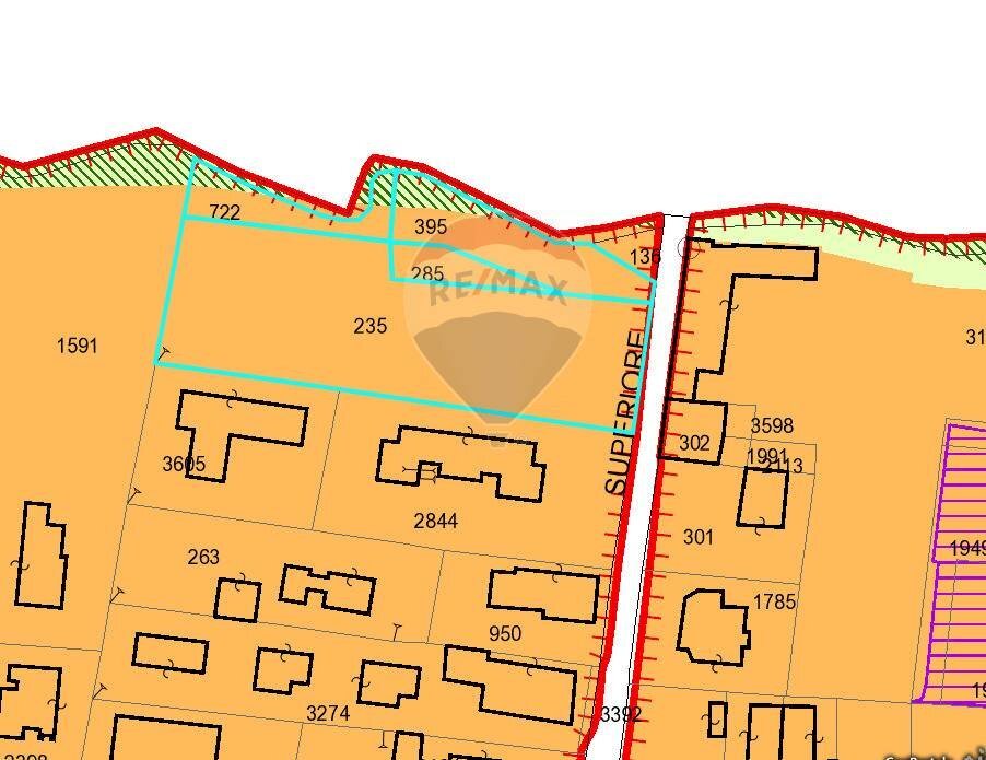 Pianta 2D - Building land LUIGI CADORNA
 
35, Gornate Olona - photo 3