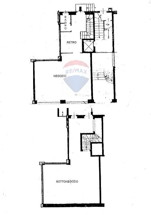 Pianta 2D - Commercial Premises Via Cristoforo Gluck
 
3, Milano - floor plans 1