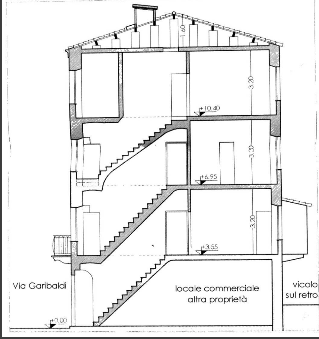 Foto 27 - Casa semi indipendente Vi Giuseppe Garibaldi
 
9, La Maddalena - planimetria 1